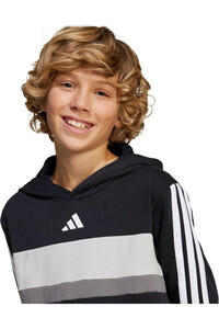 adidas sudadera niño SEASONAL ESSENTIALS TIBERIO 3 STRIPES vista detalle