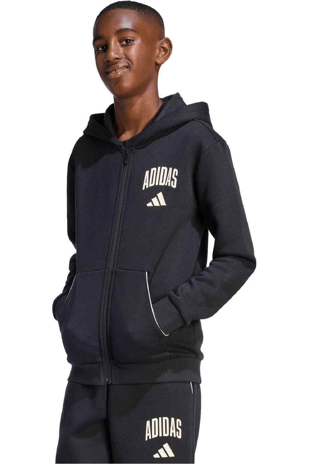 adidas sudadera niño SEASONALS COLLEGE TYPOGRAFY vista frontal