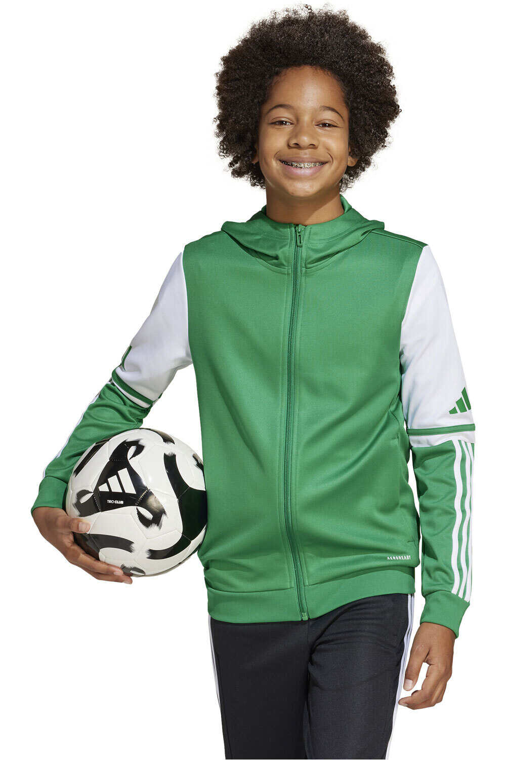 adidas sudadera niño SQ25 HOOD Y vista frontal