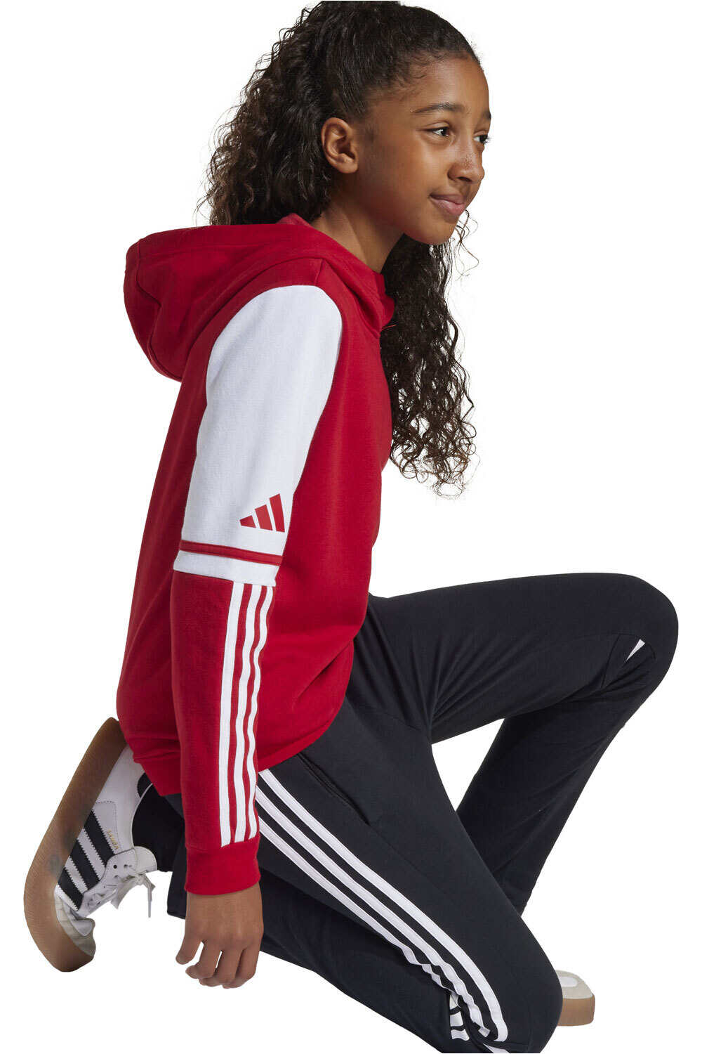 adidas sudadera niño SQ25 SW HOOD Y vista detalle
