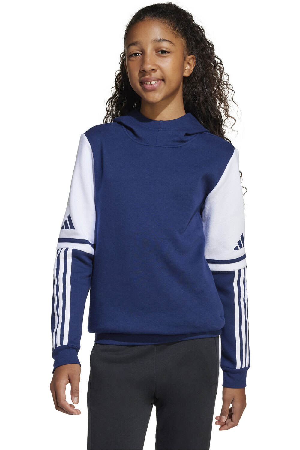 adidas sudadera niño SQ25 SW HOOD Y vista frontal