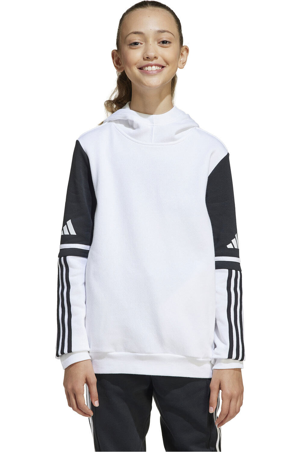 adidas sudadera niño SQ25 SW HOOD Y vista frontal