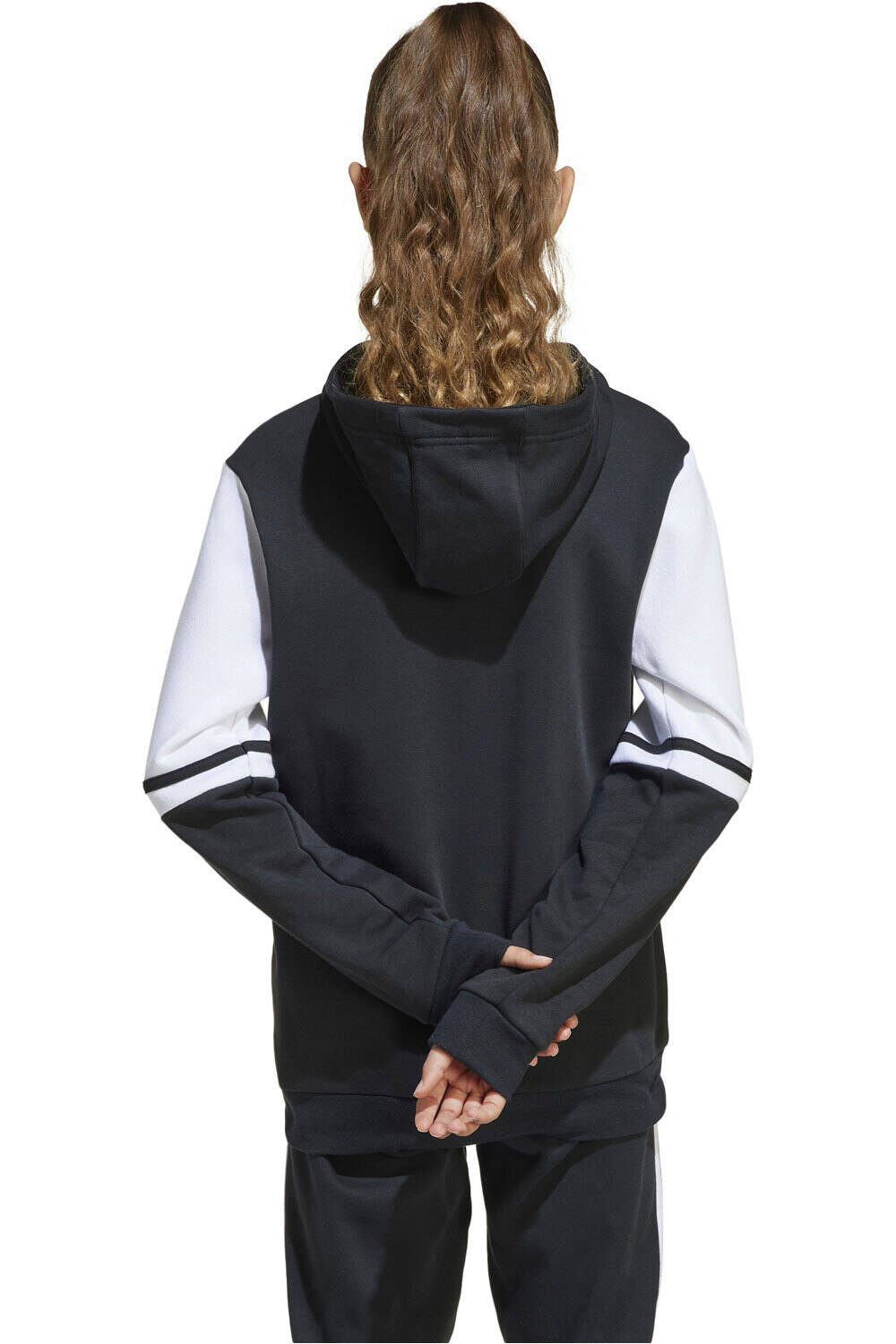 adidas sudadera niño SQ25 SW HOOD Y vista trasera