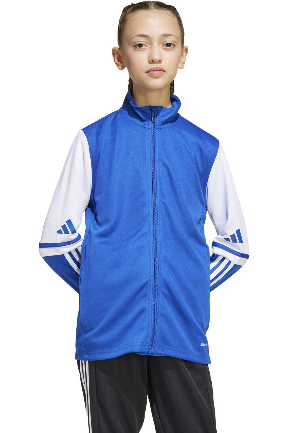 adidas sudadera niño SQ25 TR JKT Y vista frontal