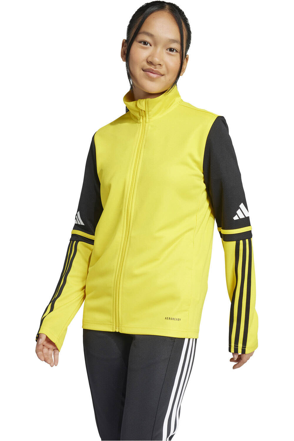adidas sudadera niño SQ25 TR JKT Y vista frontal