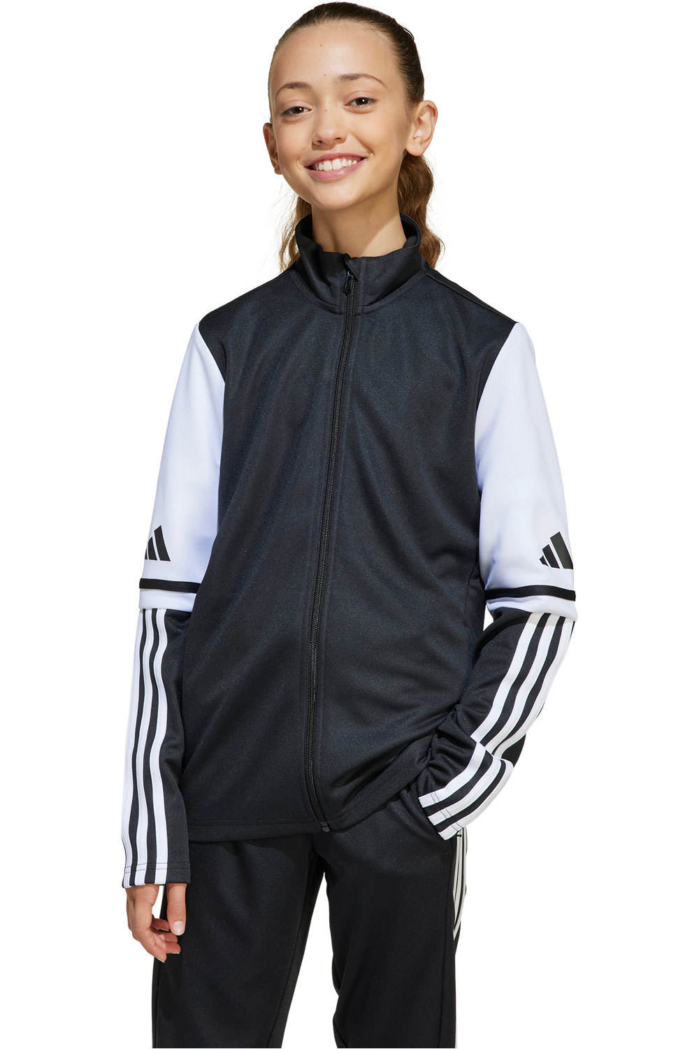 adidas sudadera niño SQ25 TR JKT Y vista frontal