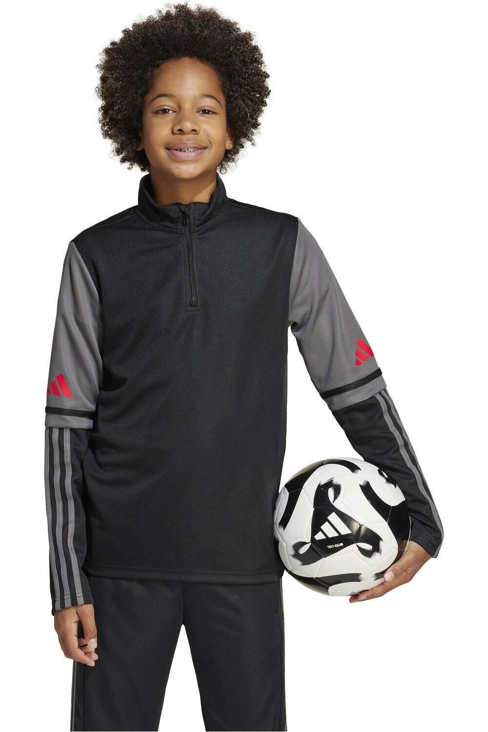 adidas sudadera niño SQ25 TR TOP Y vista frontal