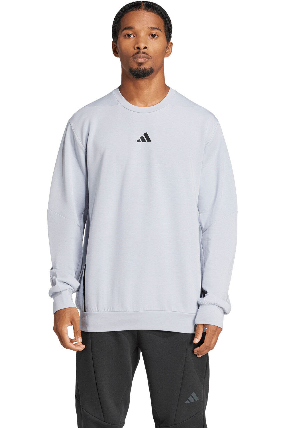 adidas sudaderas deportivas hombre D4T WORKOUT CREW vista frontal