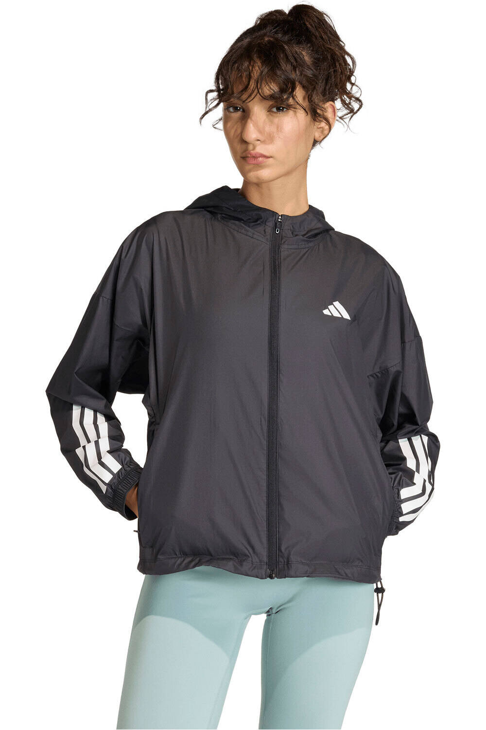 adidas sudaderas deportivas mujer 3 BANDAS HYPERGLAM vista frontal