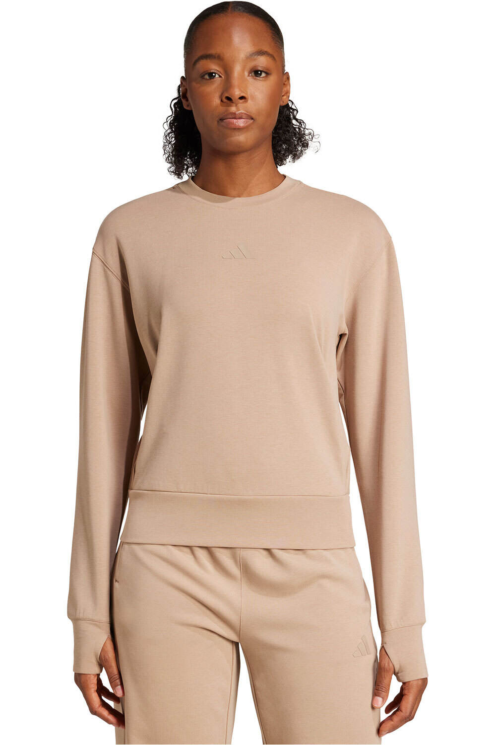 adidas sudaderas deportivas mujer DESIGNED FOR TRAINING vista frontal