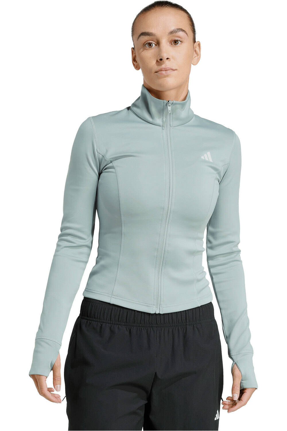 adidas sudaderas deportivas mujer OPTIME ESSENTIALS vista frontal