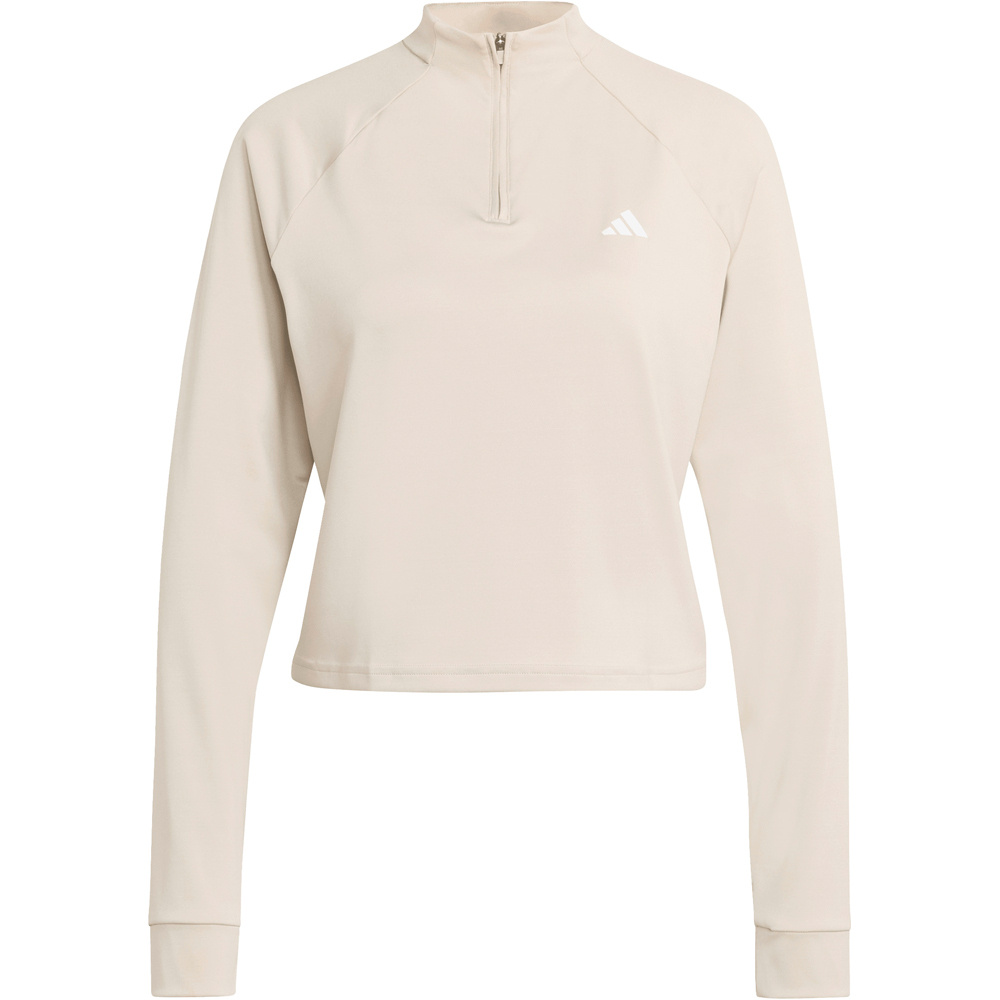 adidas sudaderas deportivas mujer TRAIN ESSENTIALS MINIMAL BRANDING 1/4 ZIP 04