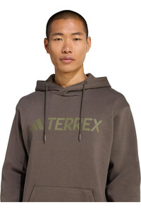 adidas Sudaderas Montaña Hombre TERREX MULTI LARGE LOGO HOODED vista detalle