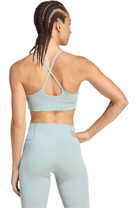adidas sujetadores deportivos ADIDAS ALL ME LIGHT SUPPORT RIB vista trasera