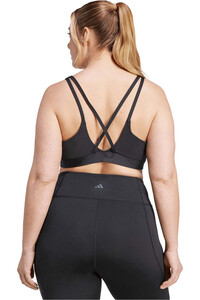 adidas sujetadores deportivos ALL ME ESSENTIALS MEDIUM SUPPORT BRA (PLUS SIZE) vista trasera