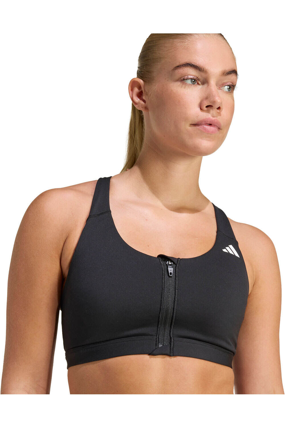 adidas sujetadores deportivos ALTO IMPACTO CREMALLERA OPTIME ESSENTIALS vista detalle