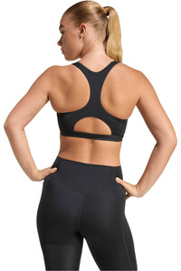adidas sujetadores deportivos ALTO IMPACTO CREMALLERA OPTIME ESSENTIALS vista trasera