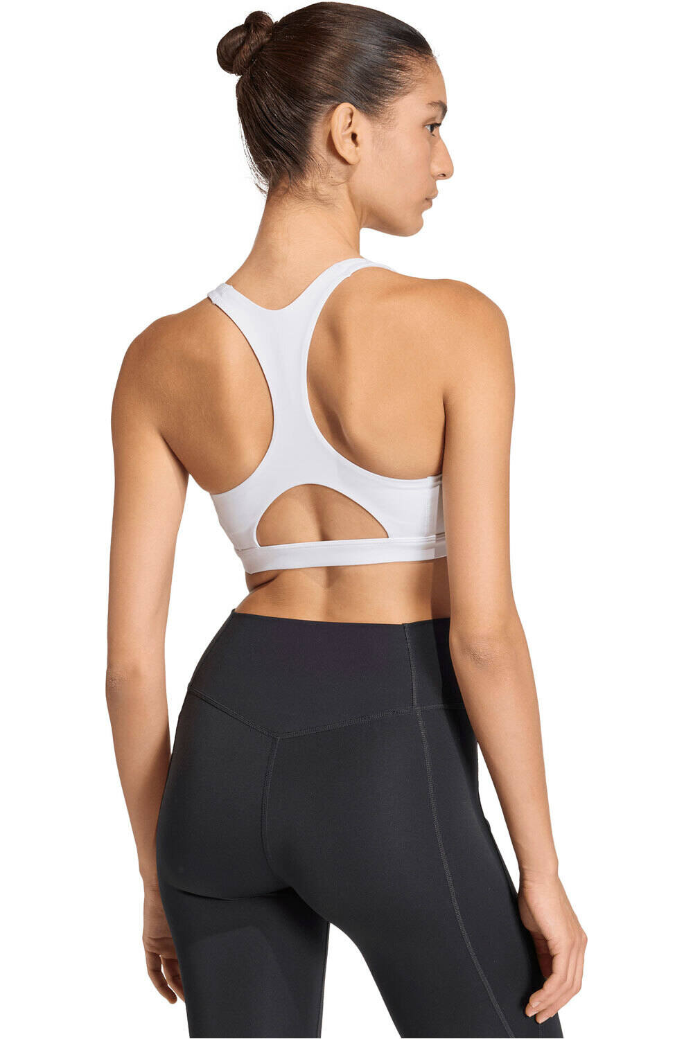 adidas sujetadores deportivos ALTO IMPACTO OPTIME ESSENTIALS vista trasera