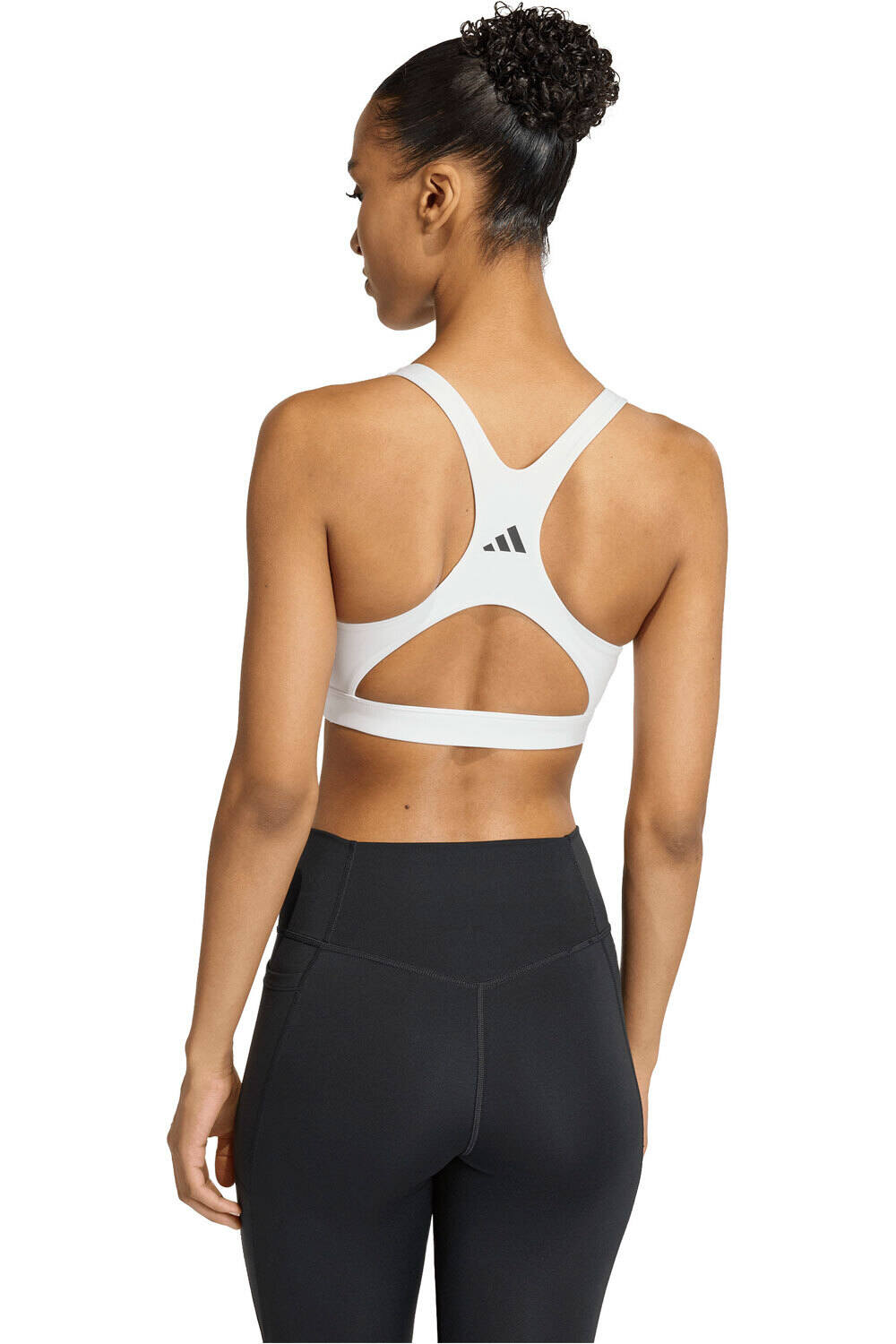 adidas sujetadores deportivos ALTO IMPACTO OPTIME ESSENTIALS vista trasera