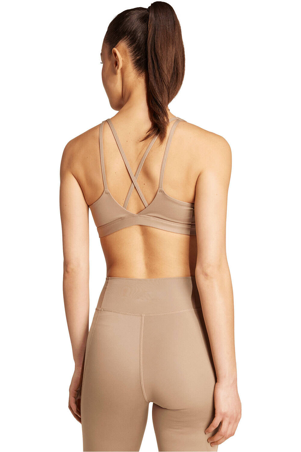 adidas sujetadores deportivos IMPACTO MEDIO ALL ME ESSENTIALS vista trasera