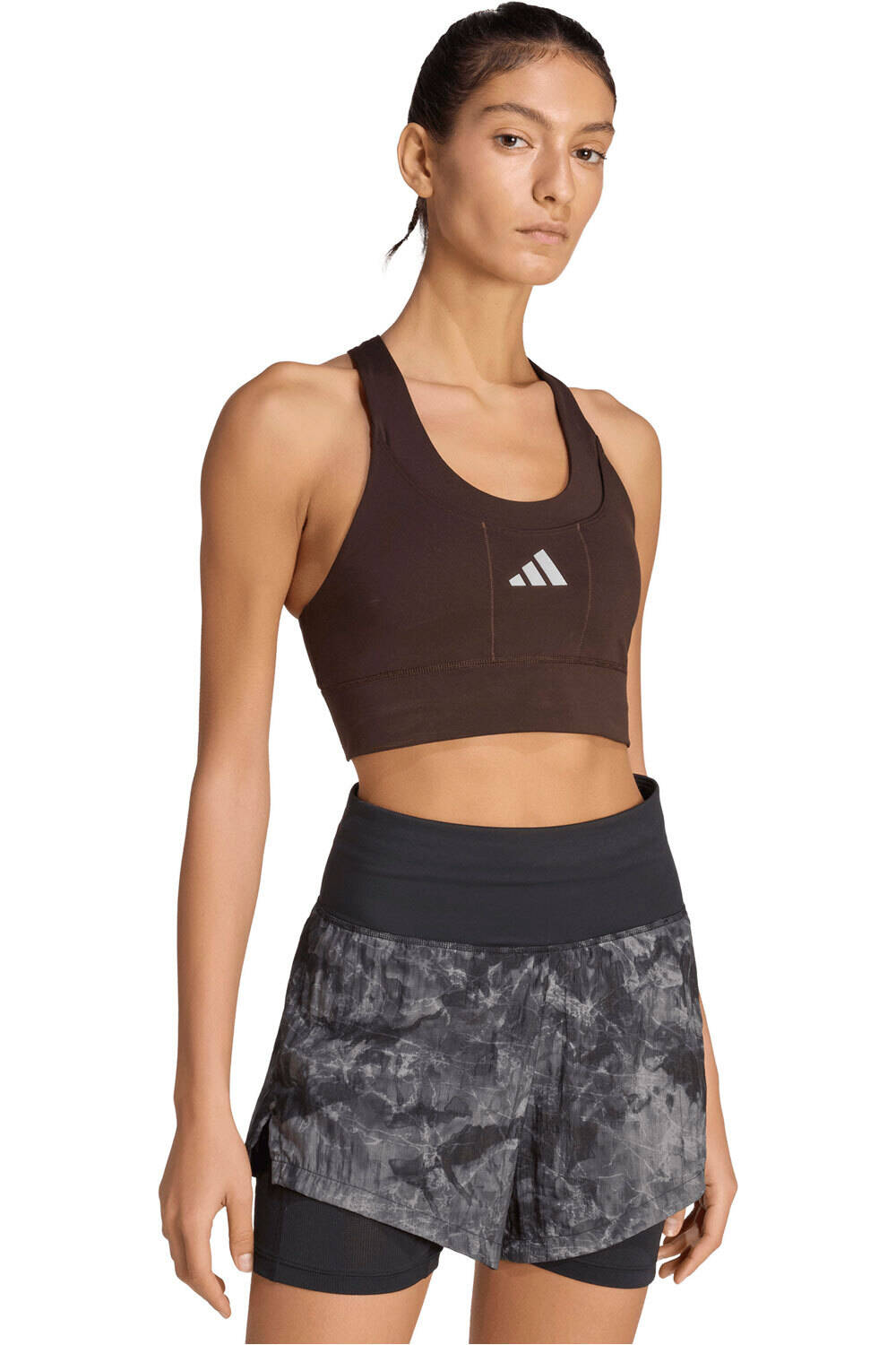 adidas sujetadores deportivos IMPACTO MEDIO CON BOLSILLO ADI365 vista frontal