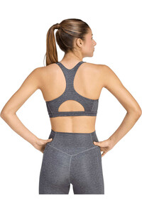 adidas sujetadores deportivos OPTIME ESSENTIALS HEATHER DE SUJECIN MEDIA vista trasera