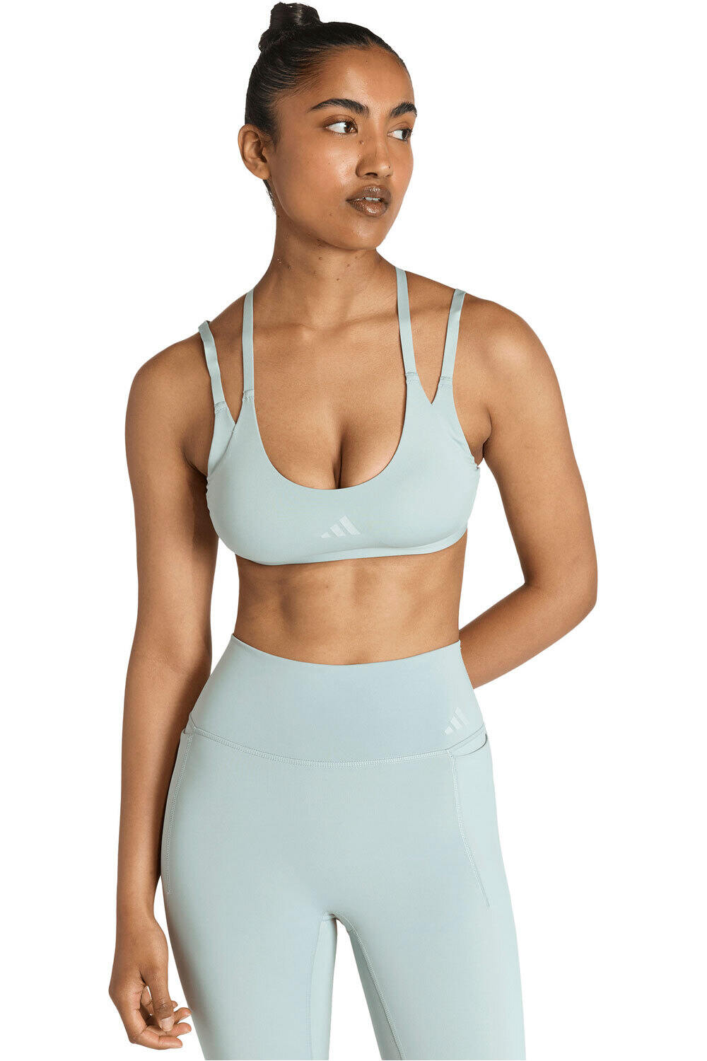 adidas sujetadores deportivos OPTIME WORKOUT STRAPPY LIGHT SUPPORT vista frontal