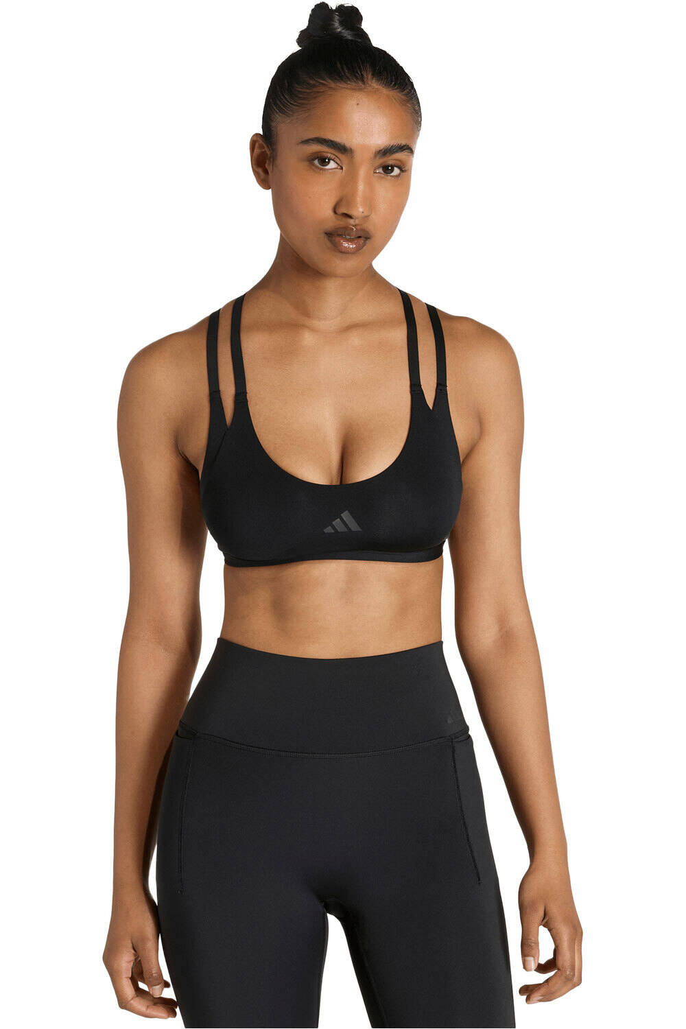 adidas sujetadores deportivos OPTIME WORKOUT STRAPPY LIGHT SUPPORT vista frontal