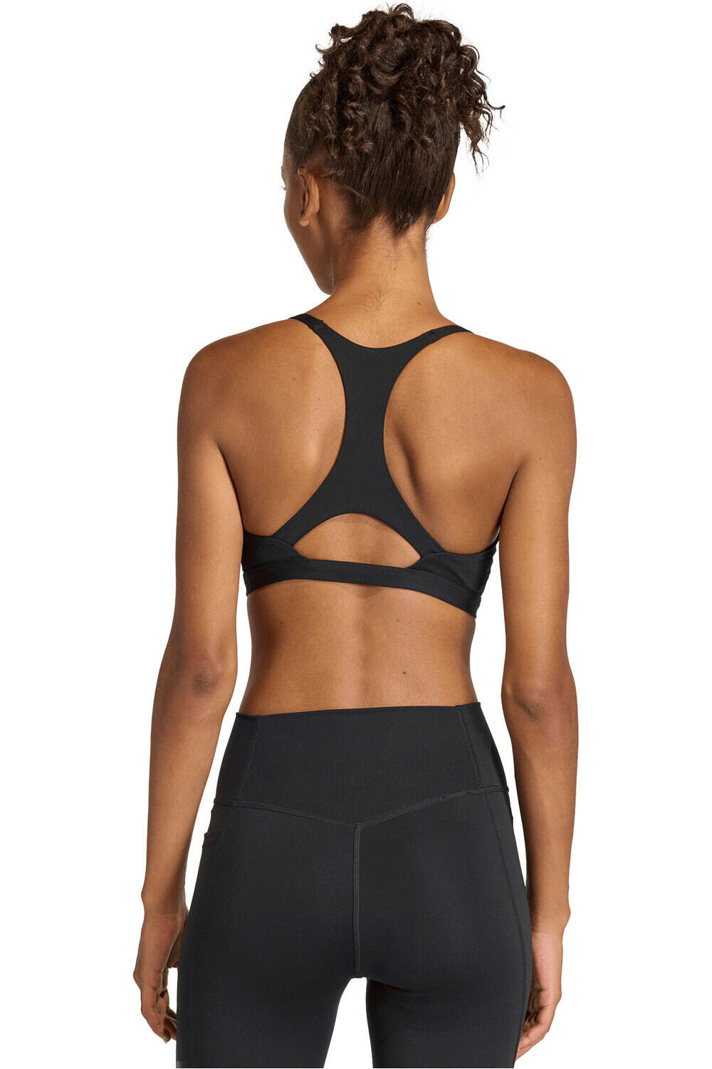 adidas sujetadores deportivos POCO IMPACTO OPTIME ESSENTIALS vista trasera