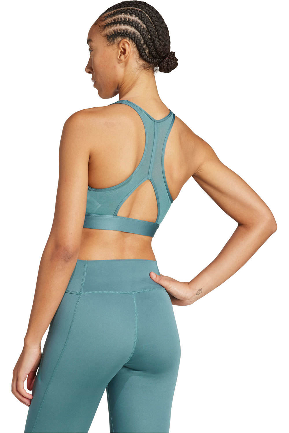 adidas sujetadores deportivos PWRCT BL BRA vista trasera
