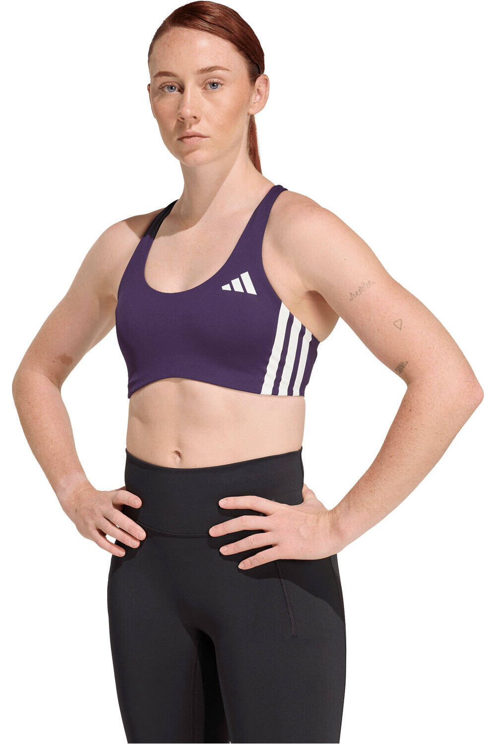 adidas sujetadores deportivos SUJETADOR ADIZERO RUN MEDIUM SUPPORT vista frontal