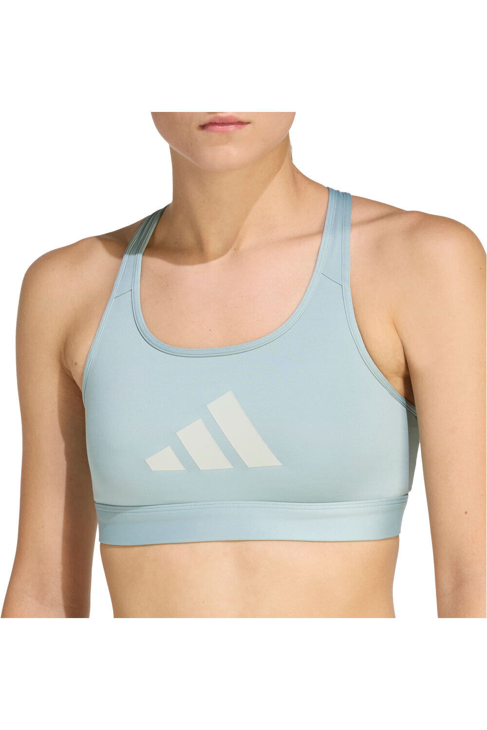 adidas sujetadores deportivos SUJETADOR POWERREACT BIG LOGO GRAPHIC vista detalle