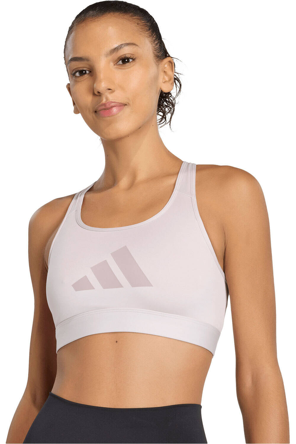 adidas sujetadores deportivos SUJETADOR POWERREACT BIG LOGO GRAPHIC vista detalle