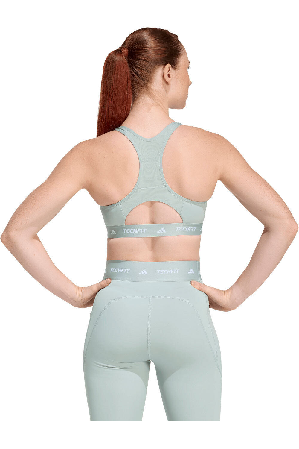 adidas sujetadores deportivos SUJETADOR TECHFIT vista trasera