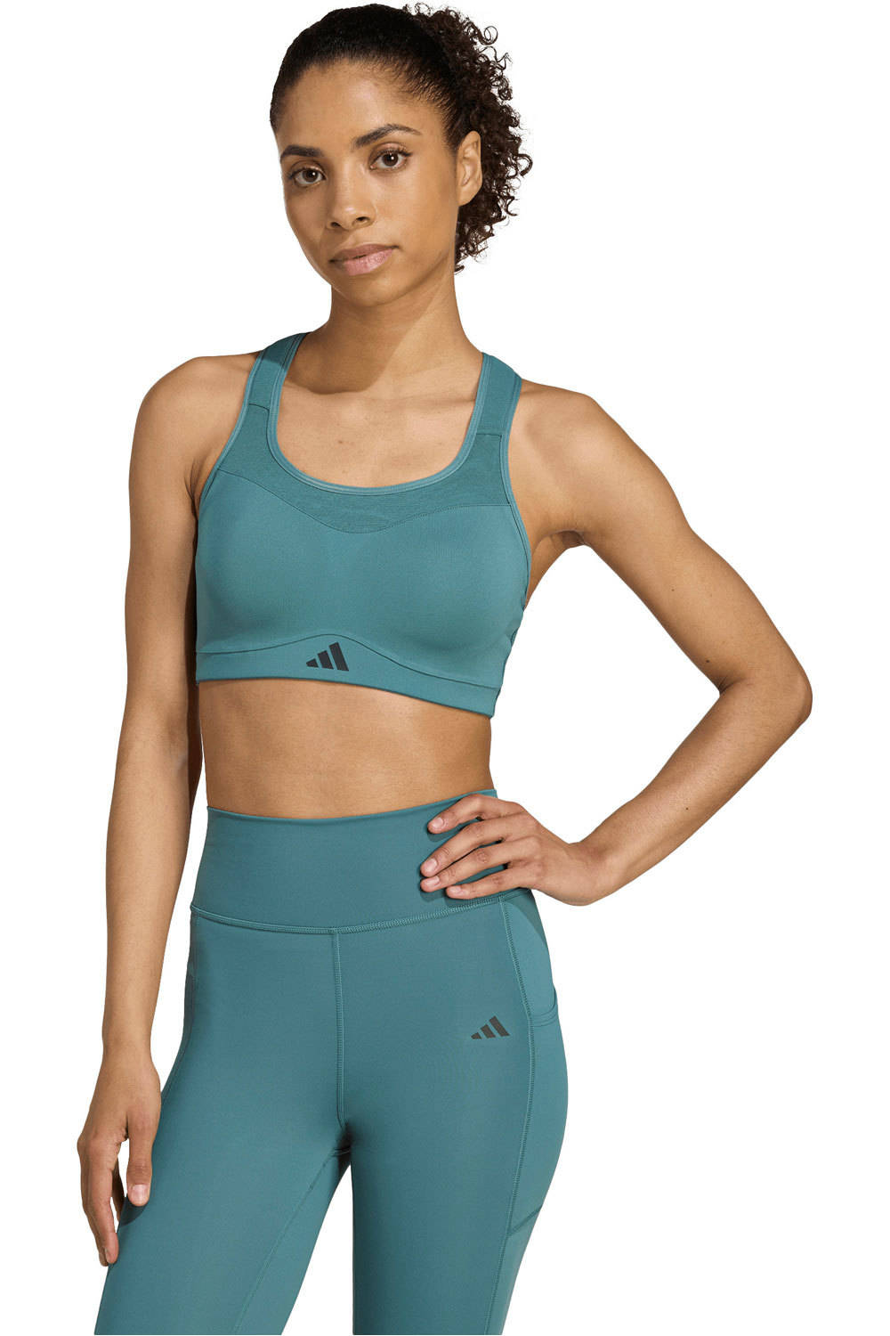 adidas sujetadores deportivos TLRDIM HS BRA vista frontal