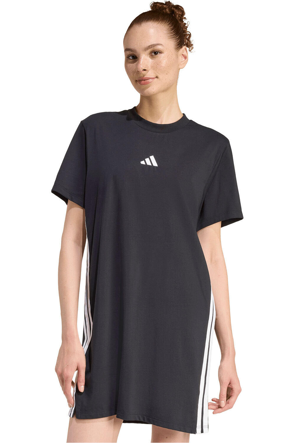 adidas vestidos mujer ESSENTIALS 3 STRIPES vista frontal