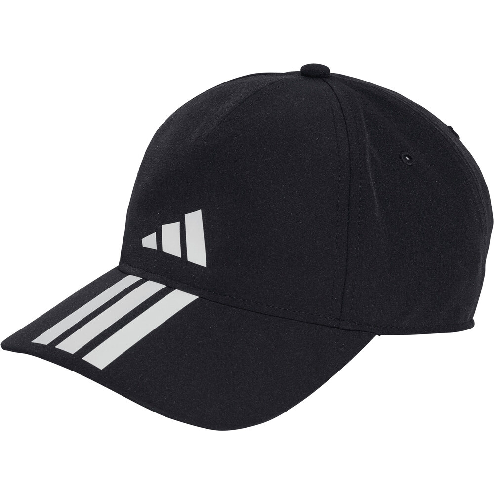 adidas visera lona 3 STRIPES CLIMAPROOF vista frontal