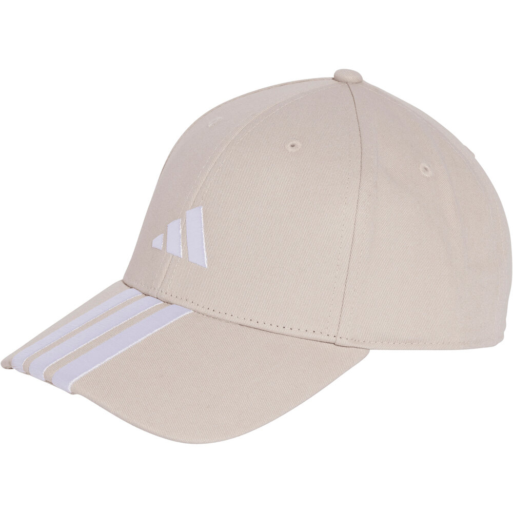 adidas visera lona 3 STRIPES vista frontal
