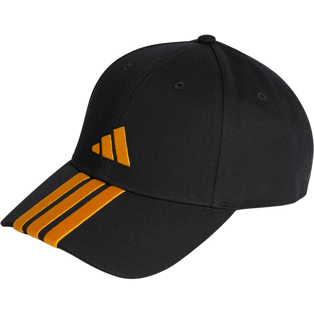 adidas visera lona BASEBALL NEW LOGO 3 BANDAS vista frontal