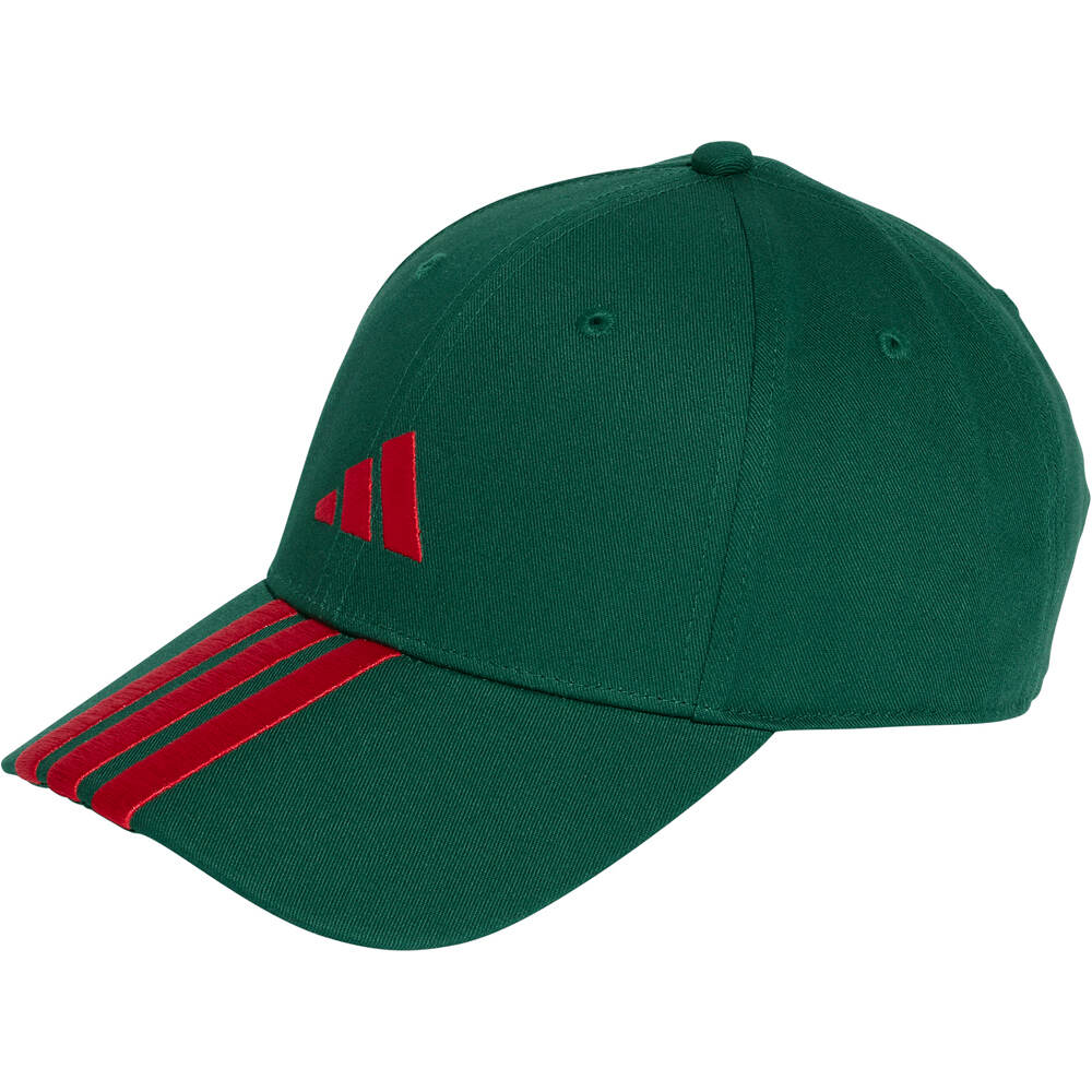 adidas visera lona BASEBALL NEW LOGO 3 BANDAS vista frontal