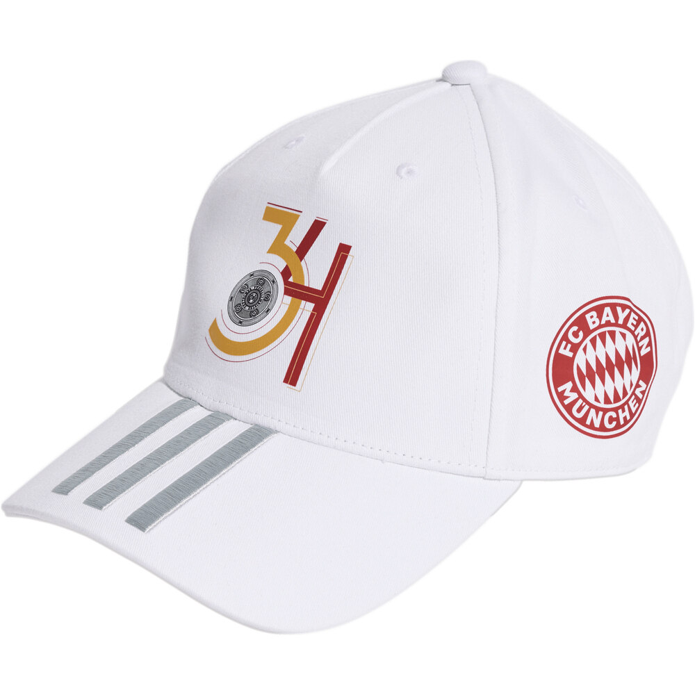 adidas visera lona B.MUNICH 26 C W 3S C vista frontal