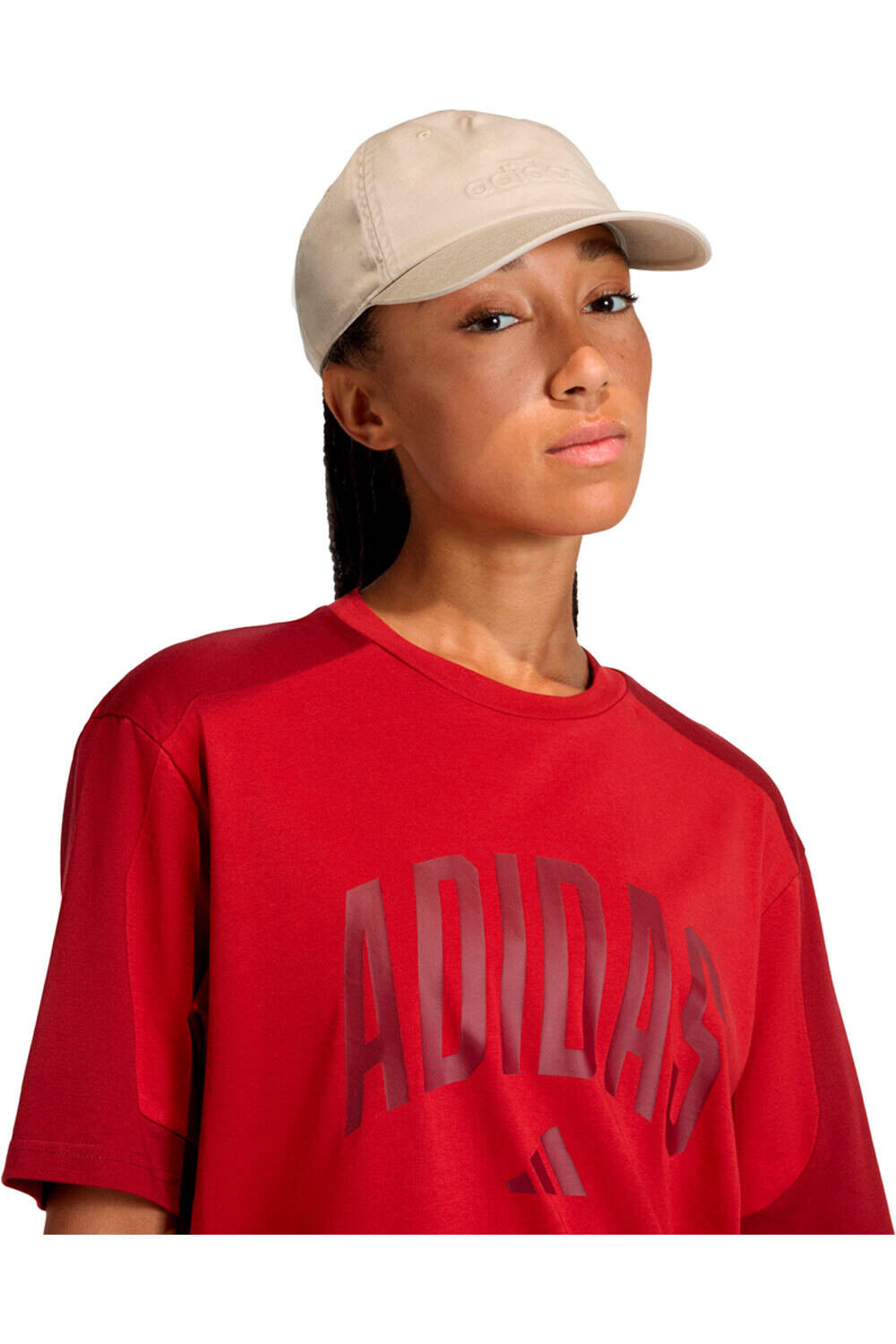 adidas visera lona EFECTO LAVADO DAD vista frontal