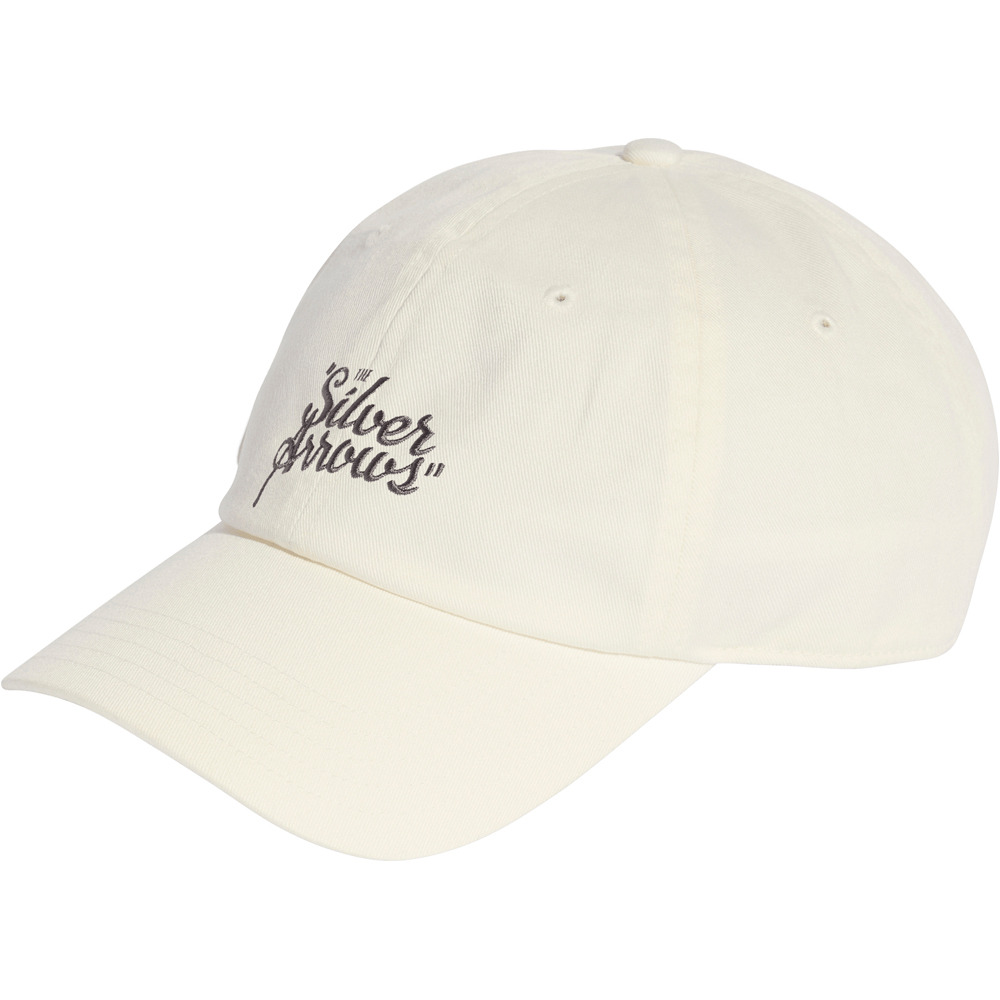 adidas visera lona SILVER ARROWS vista frontal