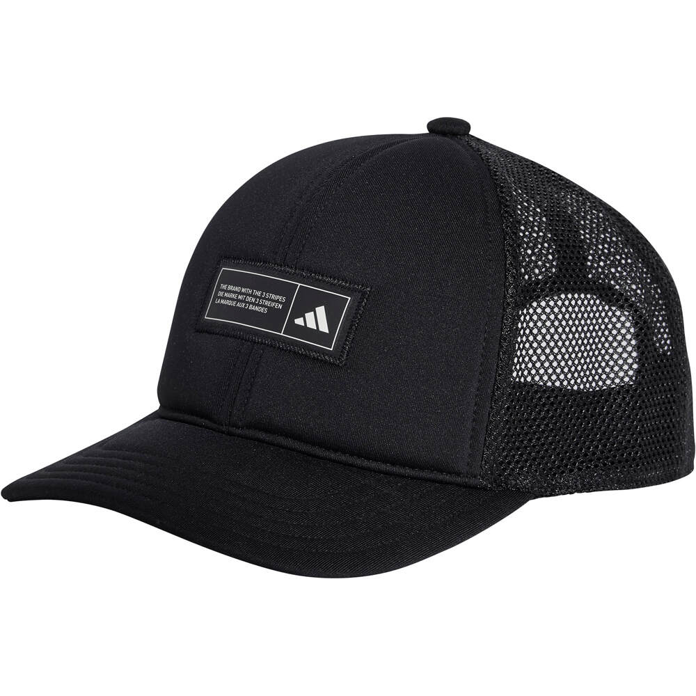 adidas visera lona SNAPBACK TRUCKER vista frontal
