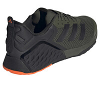 adidas zapatilla cross training hombre DROPSET 3 TRAINER VEOS vista trasera