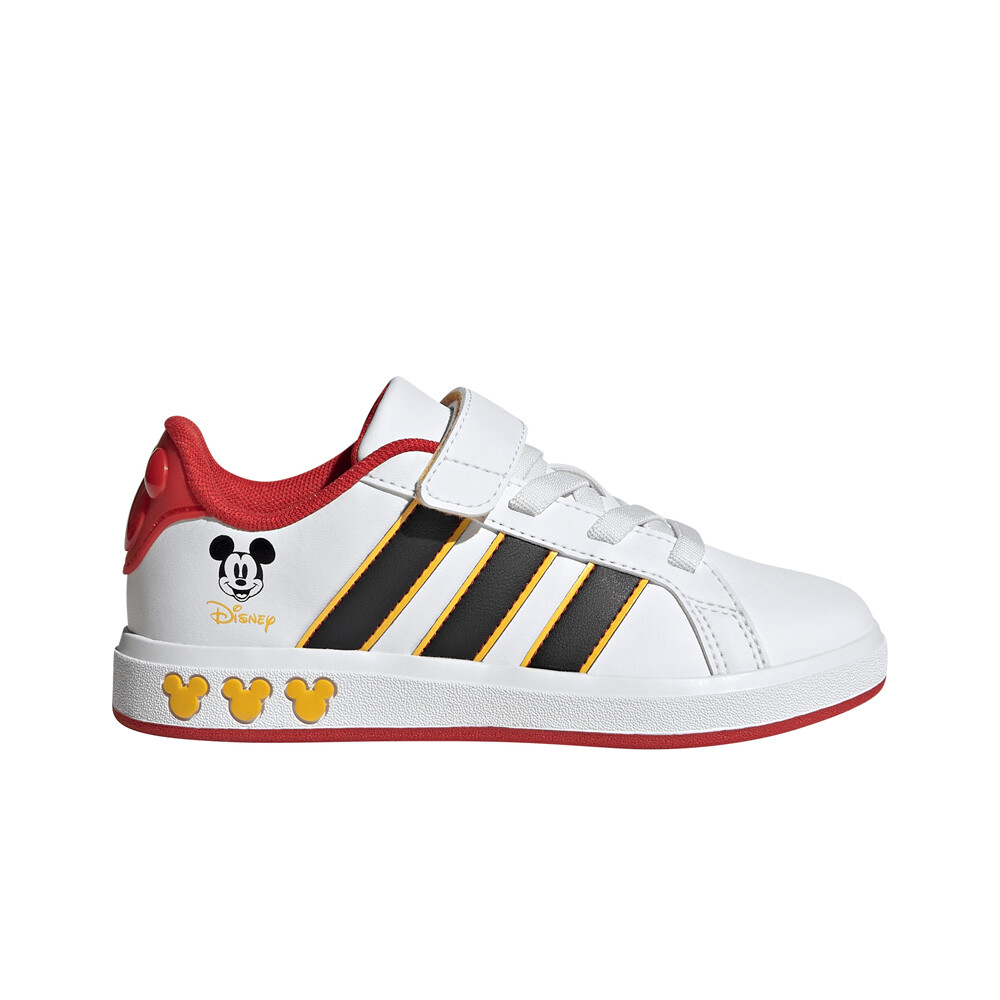 adidas zapatilla moda niño DISNEY MICKEY MOUSE GRAND COURT lateral exterior