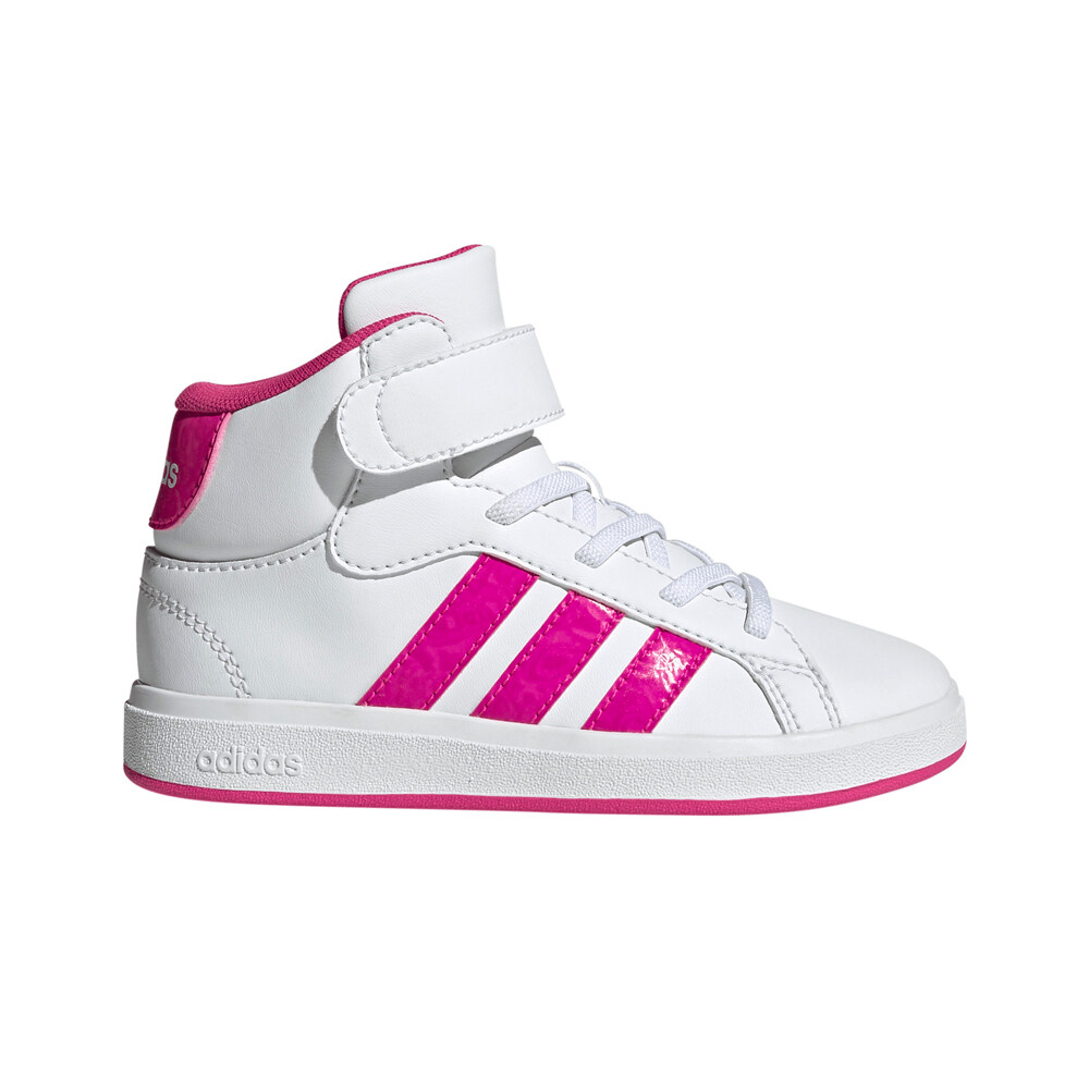 adidas zapatilla moda niño GRAND COURT MID lateral exterior
