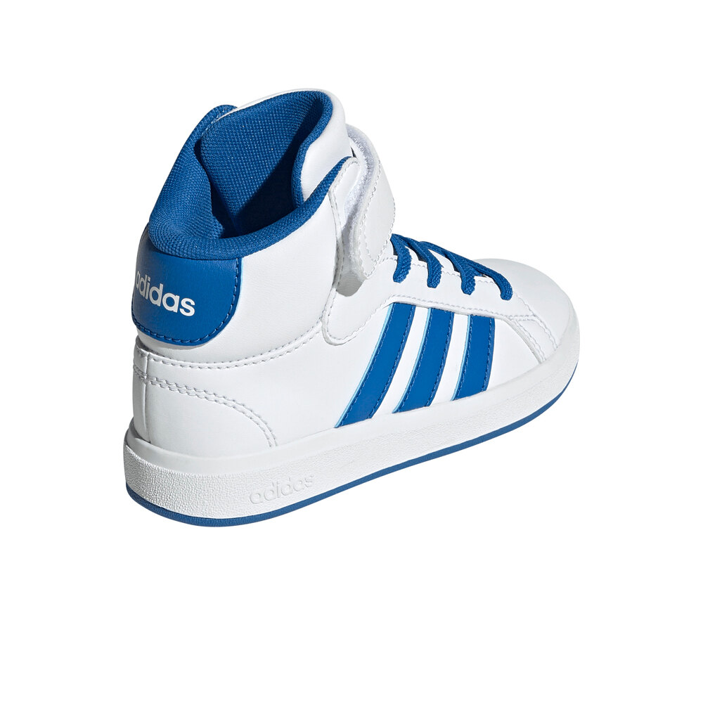 adidas zapatilla moda niño GRAND COURT MID vista trasera