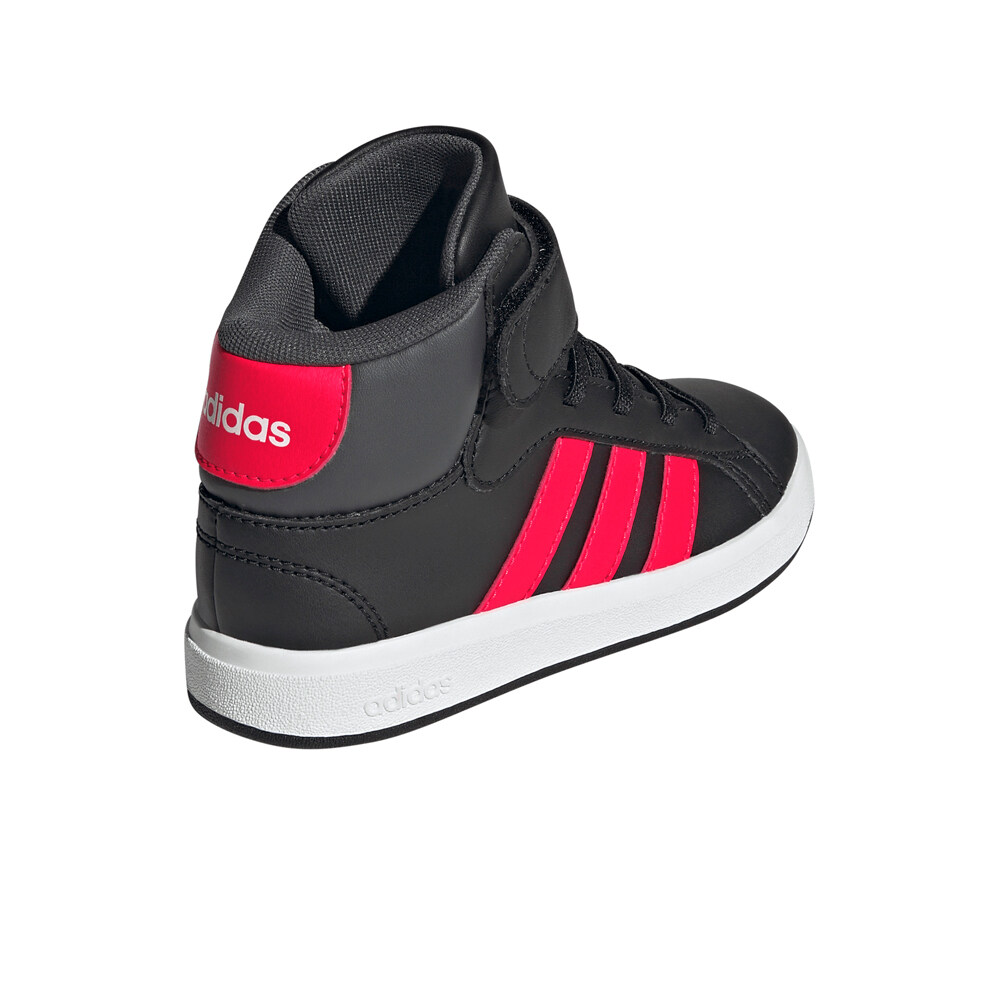 adidas zapatilla moda niño GRAND COURT MID vista trasera