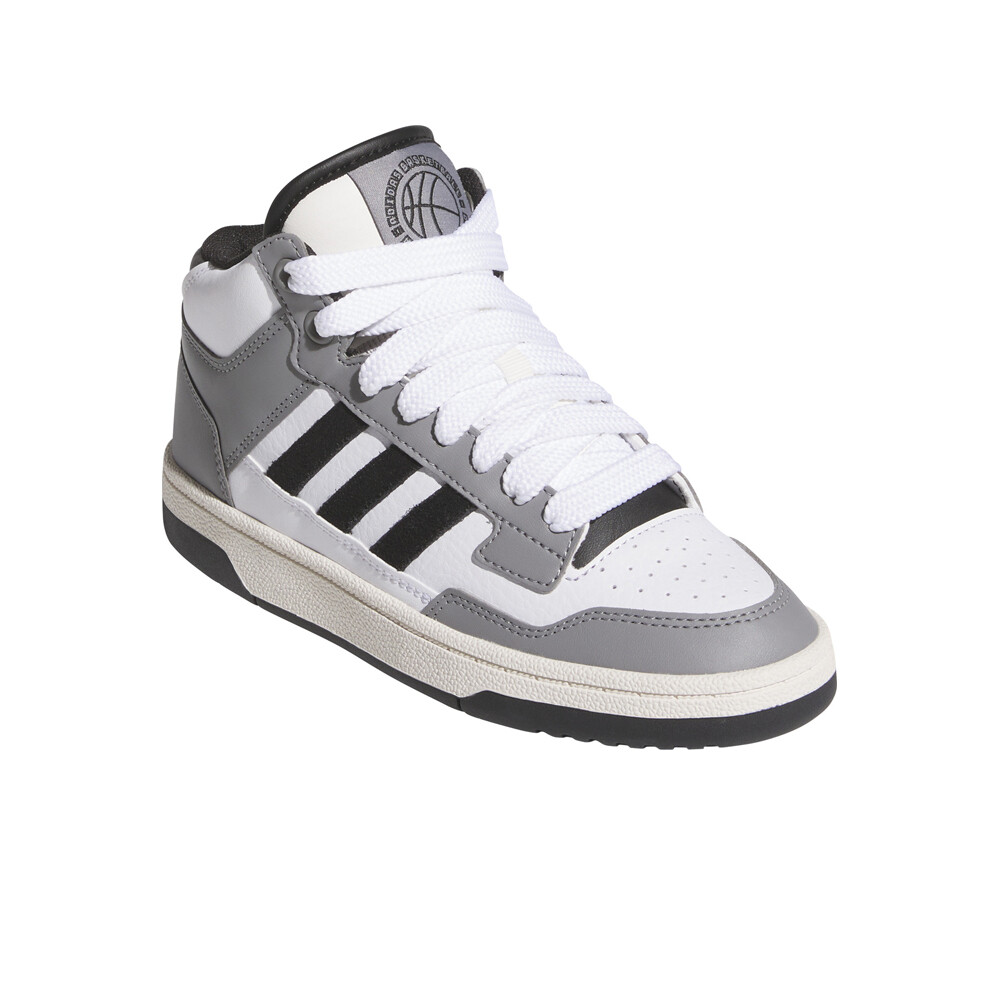 adidas zapatilla moda niño RAPID COURT MID J lateral interior